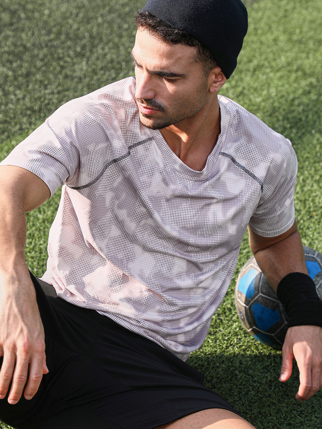 Abstract Topography Activewear T-Shirt