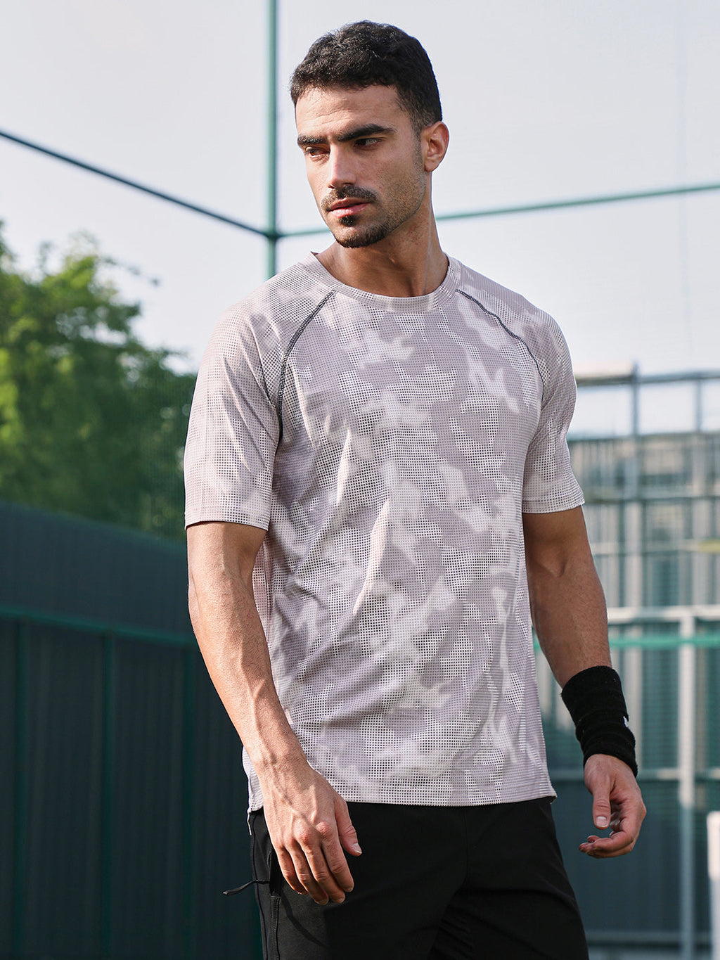 Abstract Topography Activewear T-Shirt