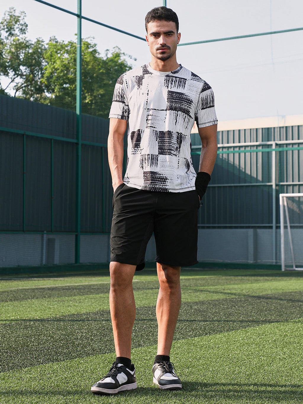 Contrast-Fade Activewear T-Shirt