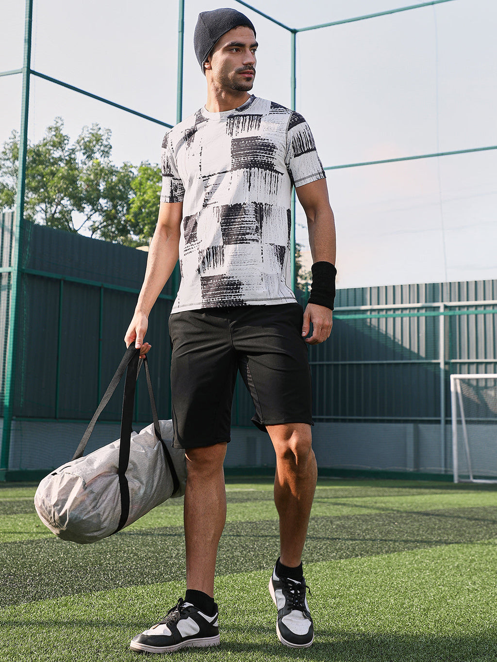 Contrast-Fade Activewear T-Shirt