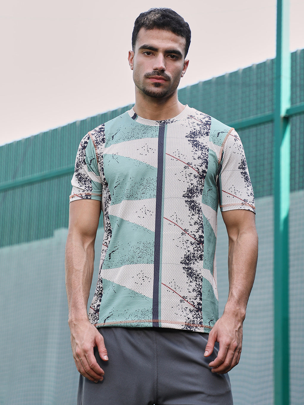Abstract-Geo Activewear T-Shirt
