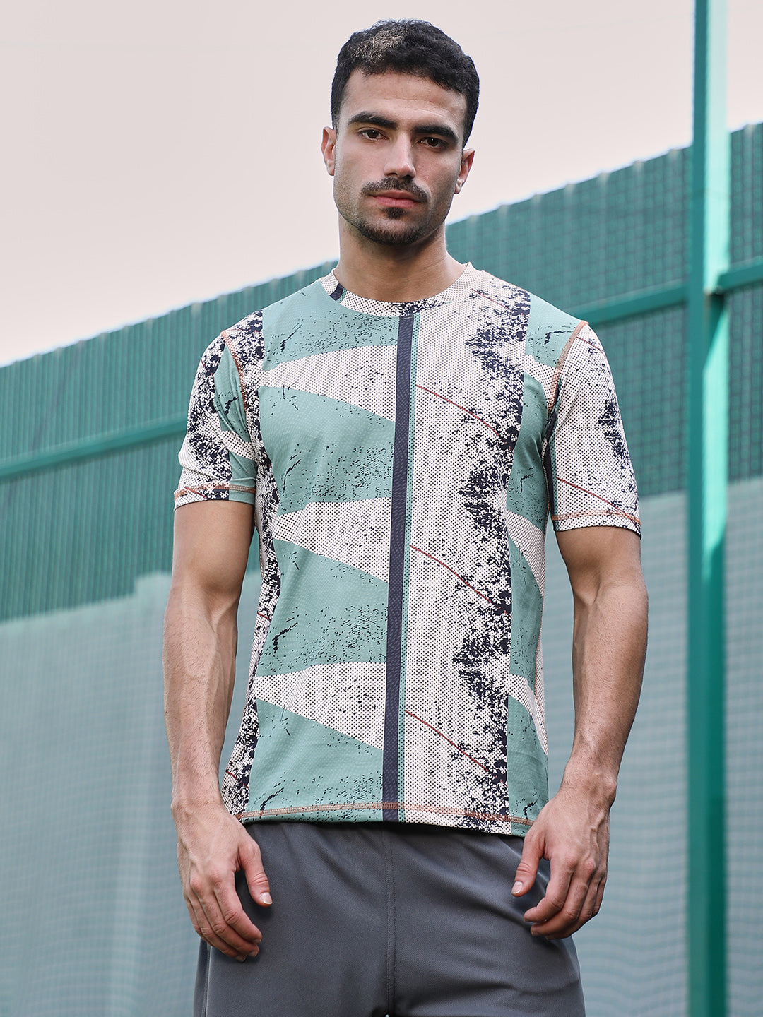 Abstract-Geo Activewear T-Shirt