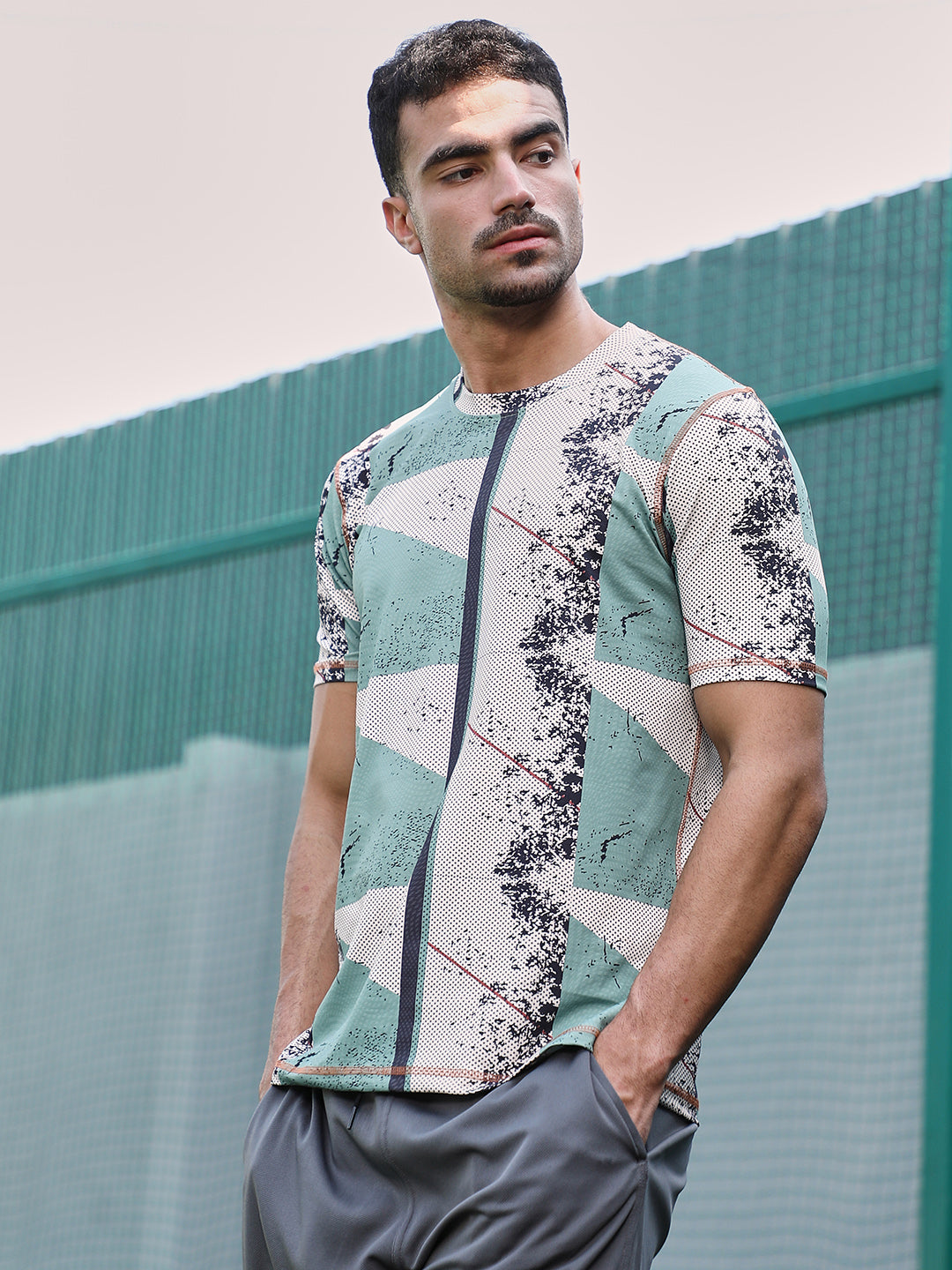 Abstract-Geo Activewear T-Shirt