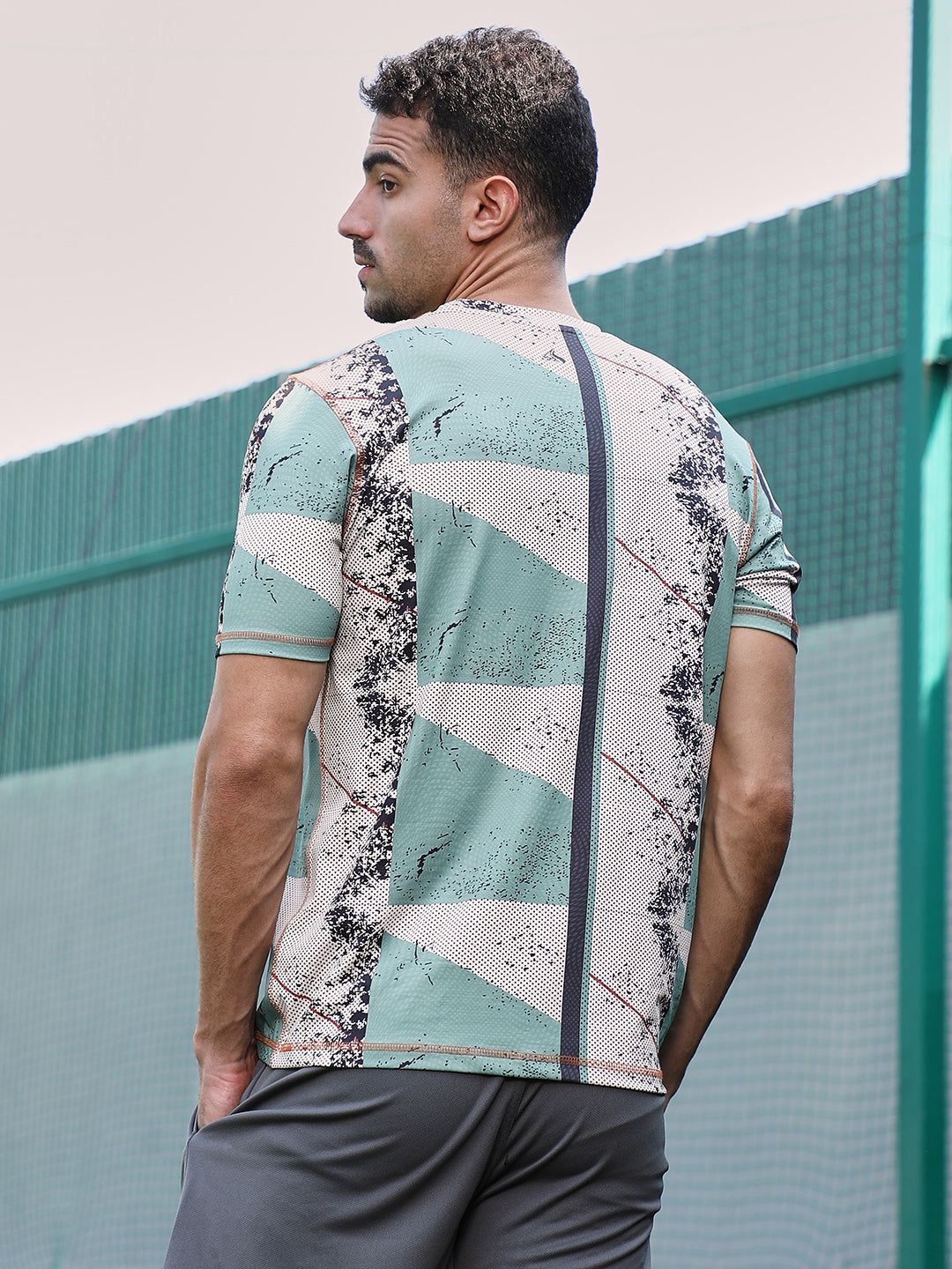 Abstract-Geo Activewear T-Shirt