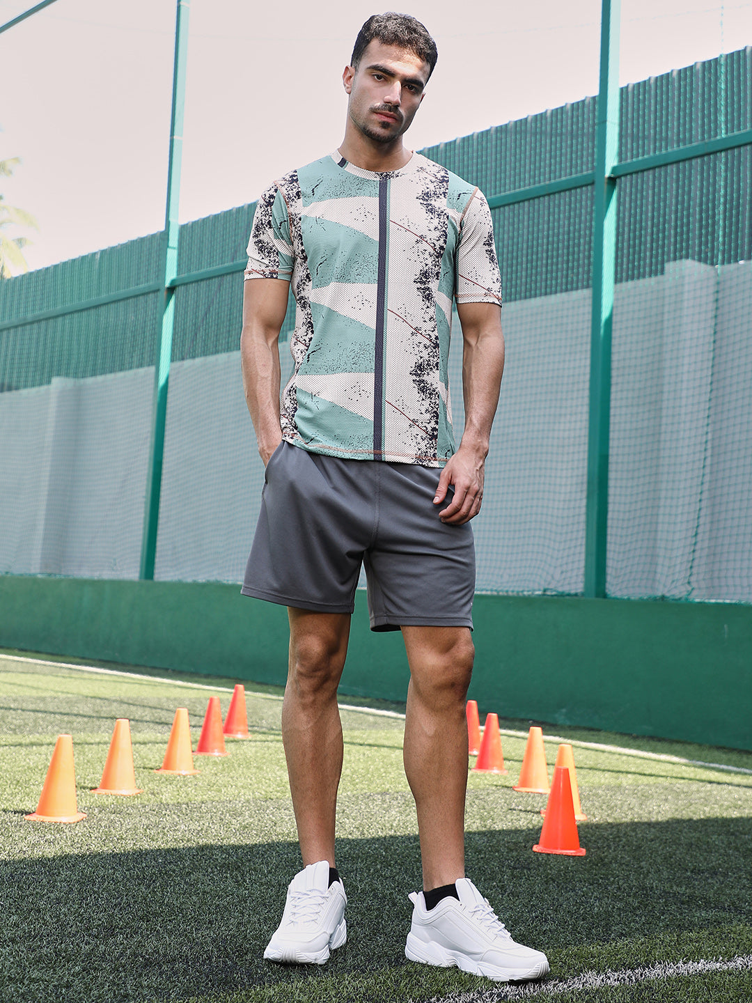 Abstract-Geo Activewear T-Shirt