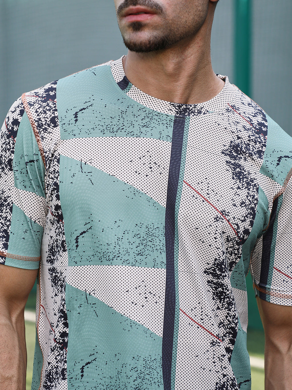 Abstract-Geo Activewear T-Shirt