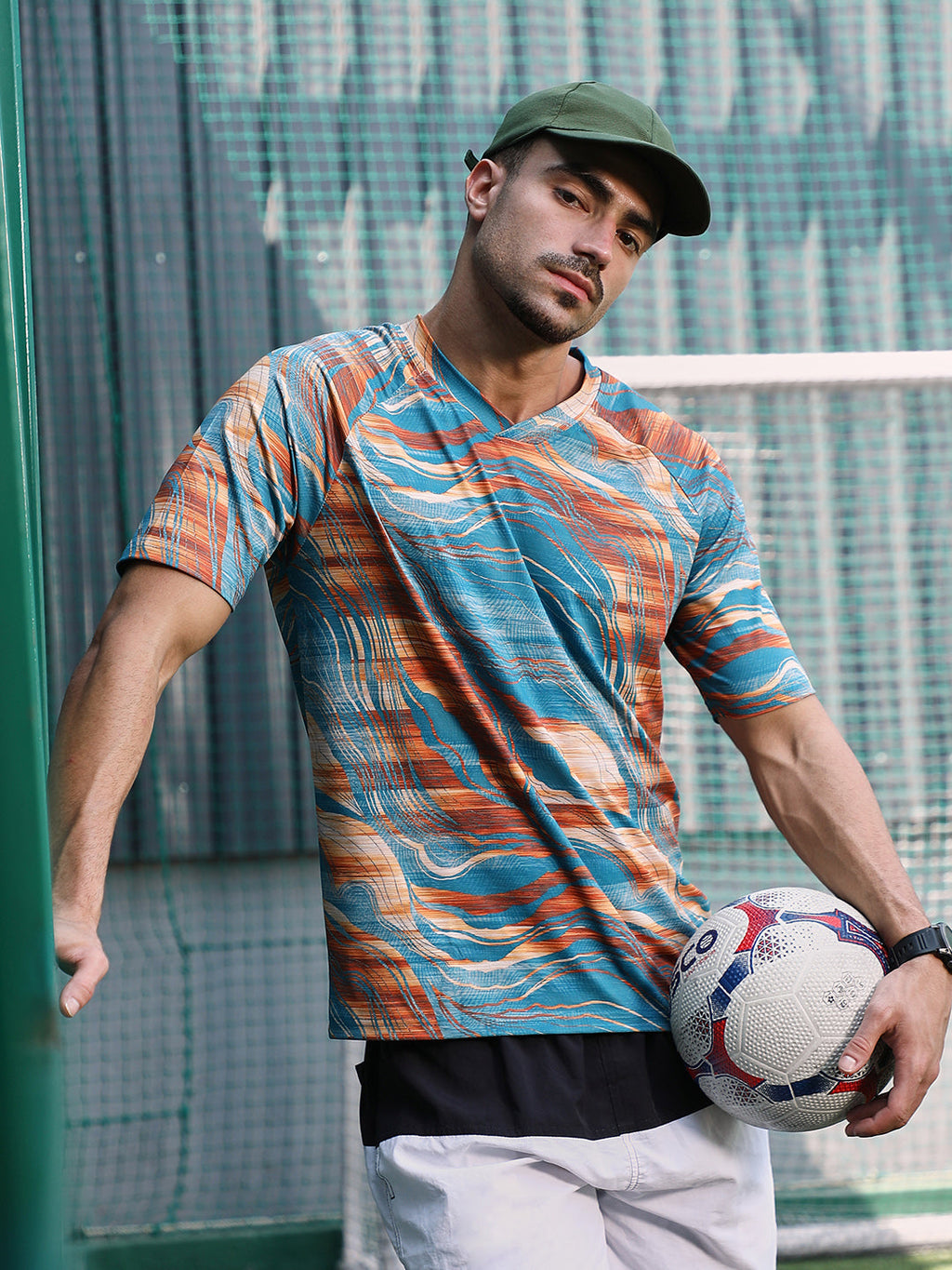 Lined-Dye Activewear T-Shirt