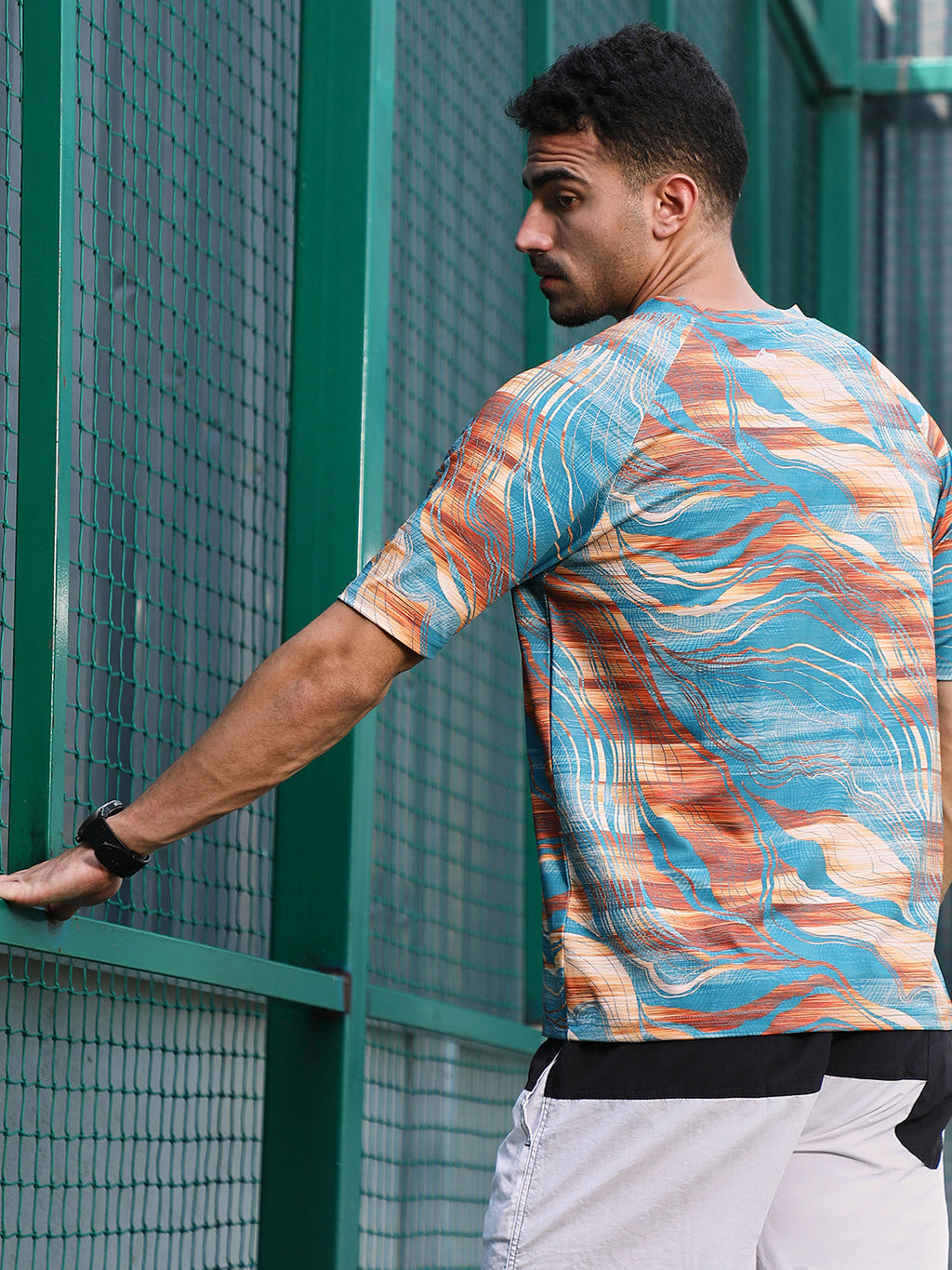 Lined-Dye Activewear T-Shirt