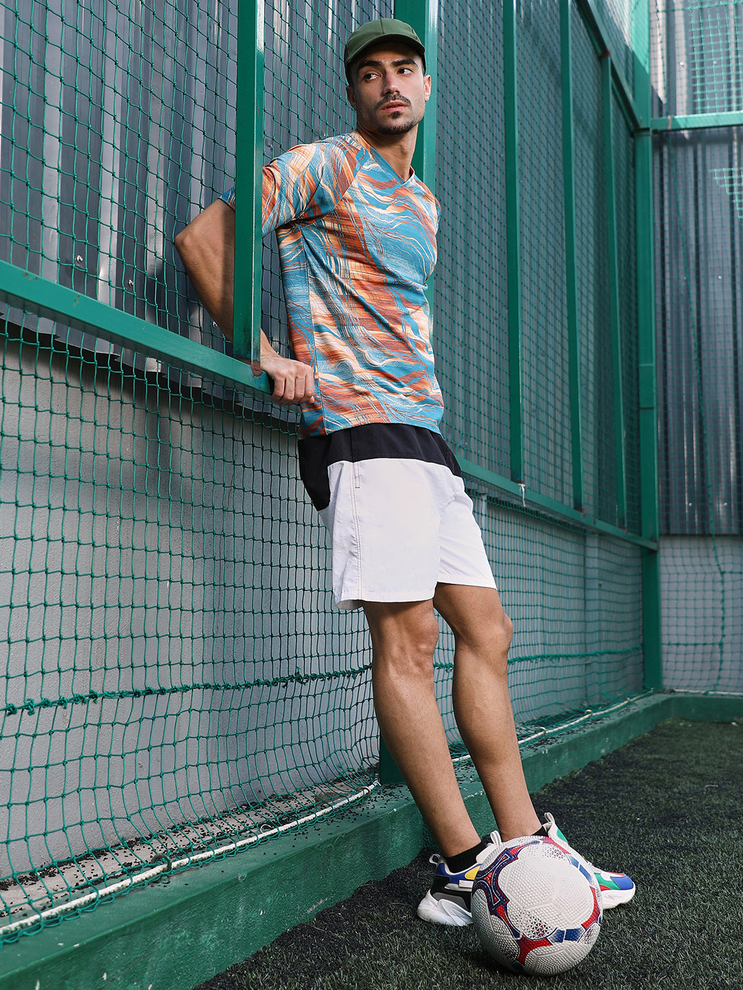 Lined-Dye Activewear T-Shirt