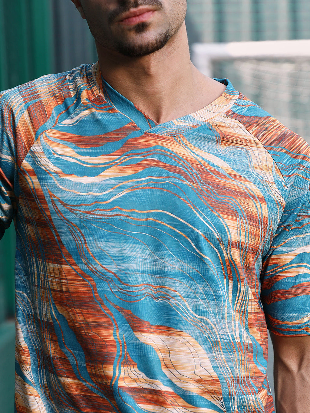 Lined-Dye Activewear T-Shirt