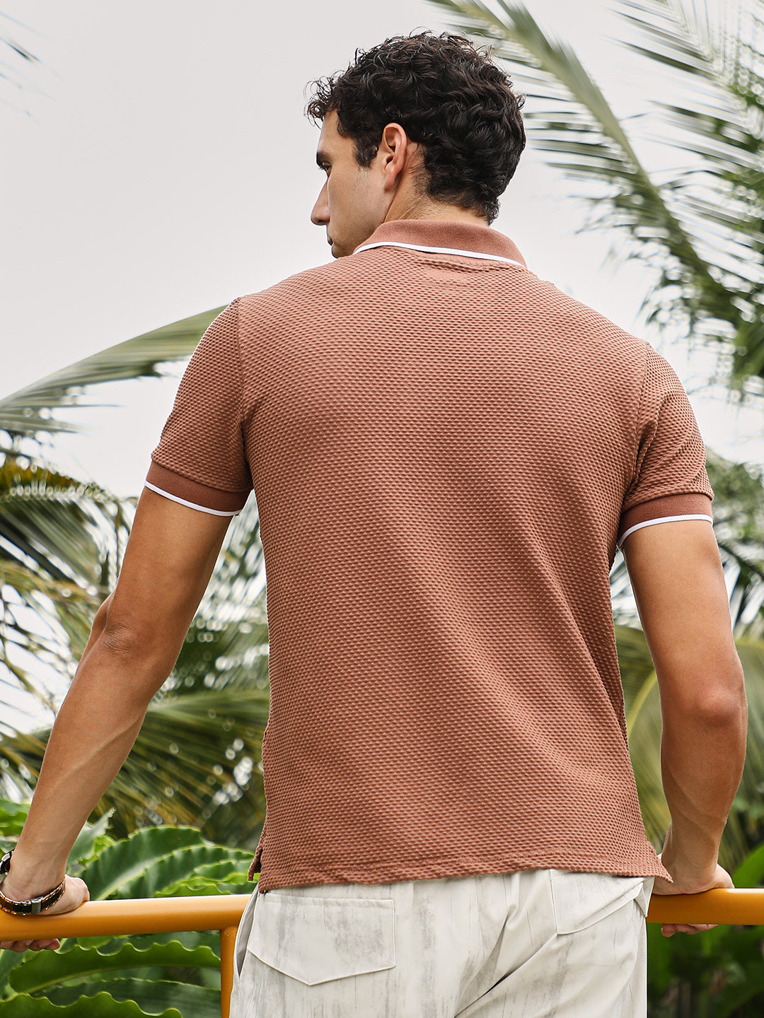 Dot-Tactile Polo T-Shirt