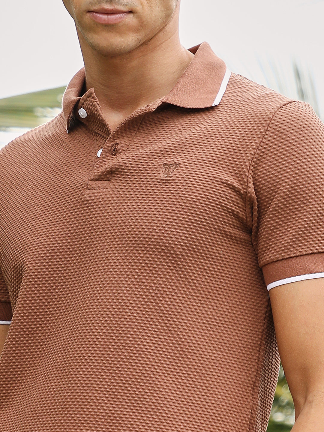 Dot-Tactile Polo T-Shirt