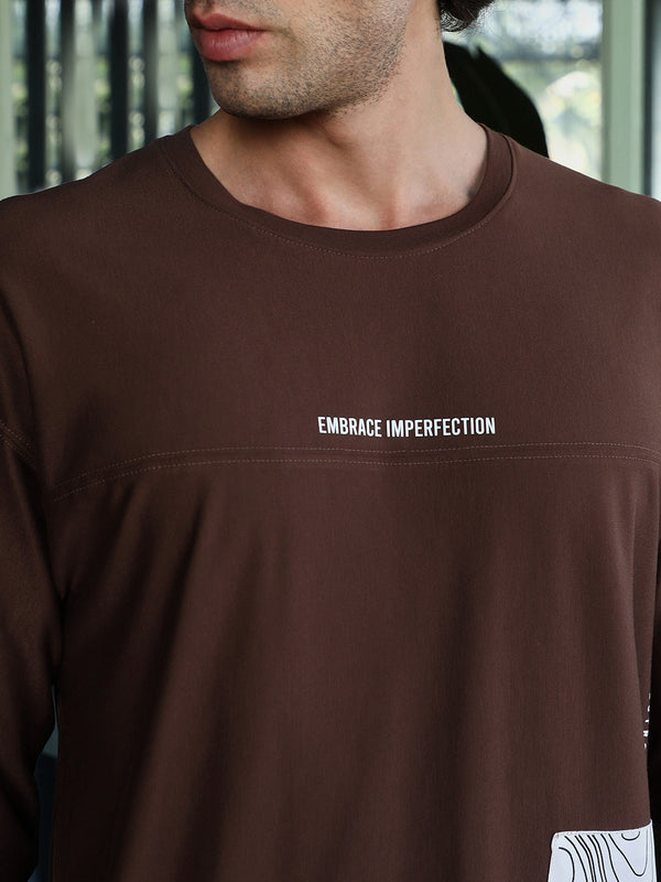 Escape-Ordinary Imprint Oversized T-Shirt