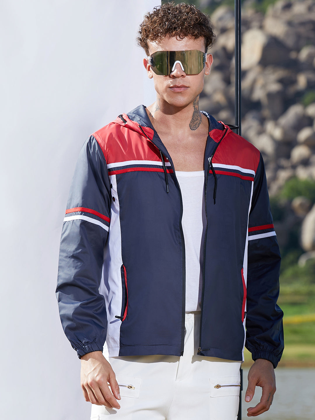 Zip-Front Jacket With Insert Pocket