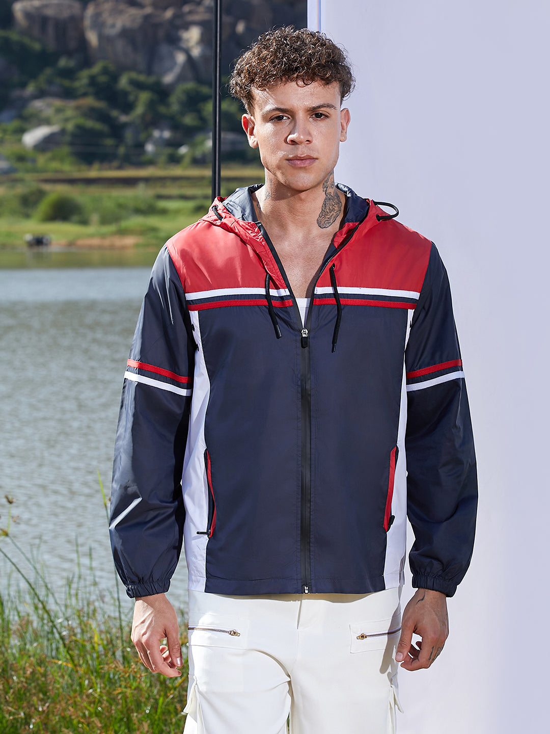 Zip-Front Jacket With Insert Pocket