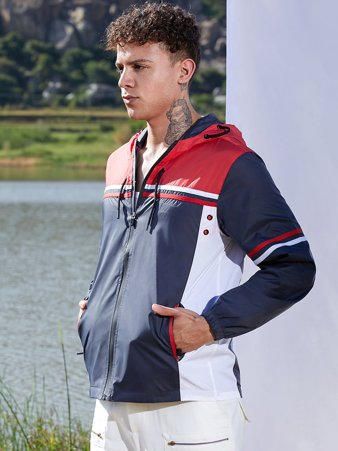 Zip-Front Jacket With Insert Pocket