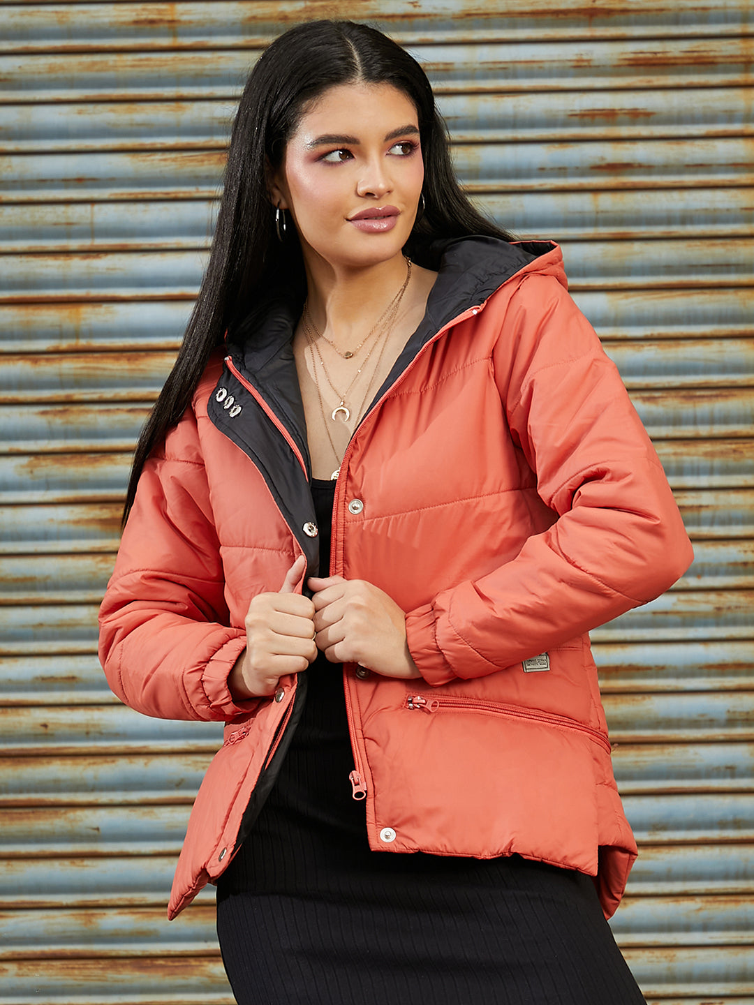 Boxy Quilted Puffer Jacket