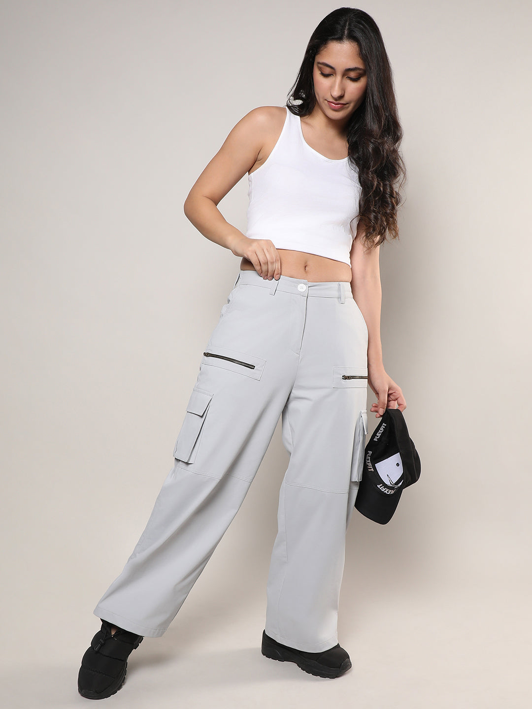 Straight Fit Cargo Trousers