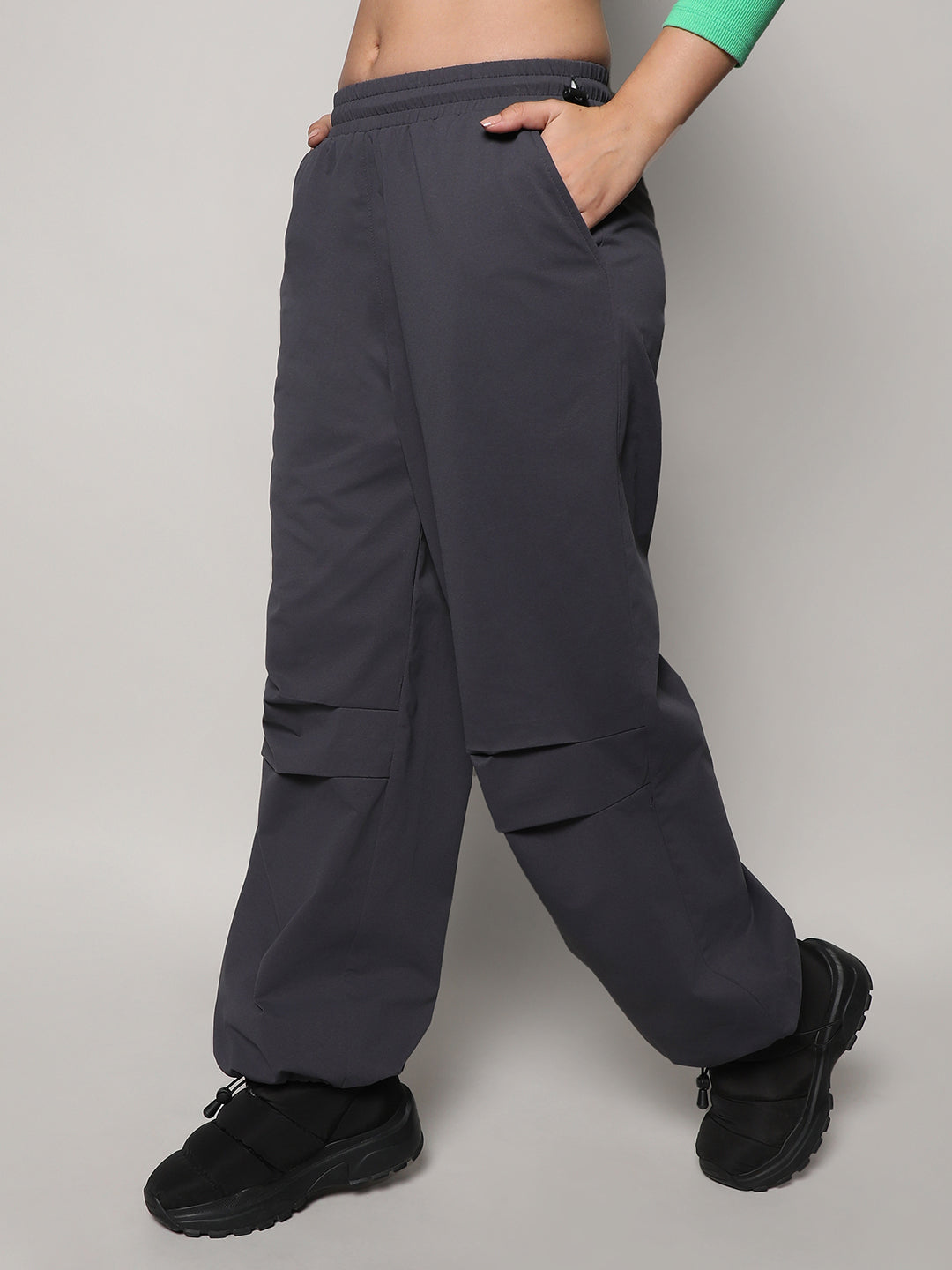 Solid Parachute Trousers