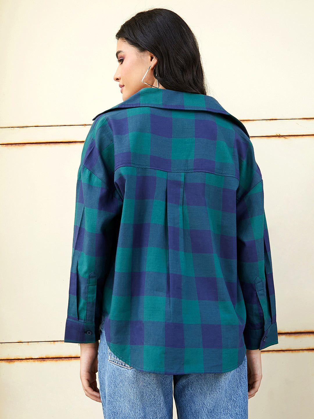 Buffalo Check Oversized Shirt