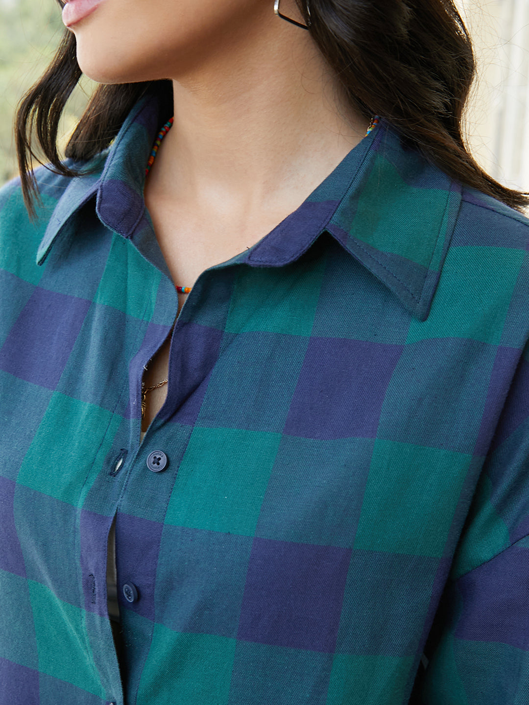 Buffalo Check Oversized Shirt