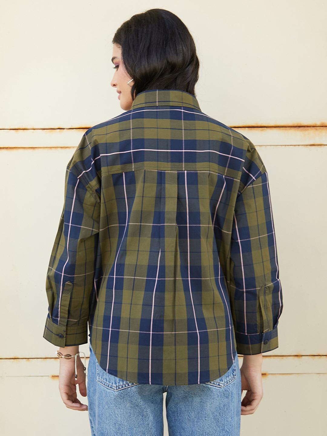 Tartan Plaid Oversized Shirt