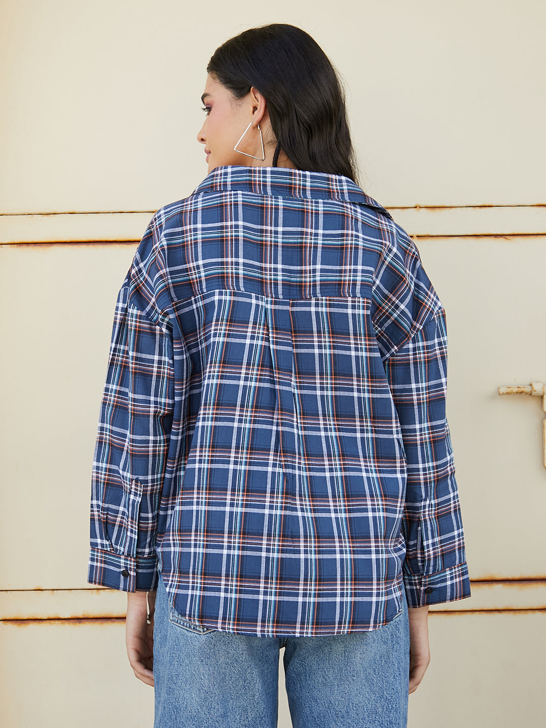 Tartan Plaid Oversized Shirt