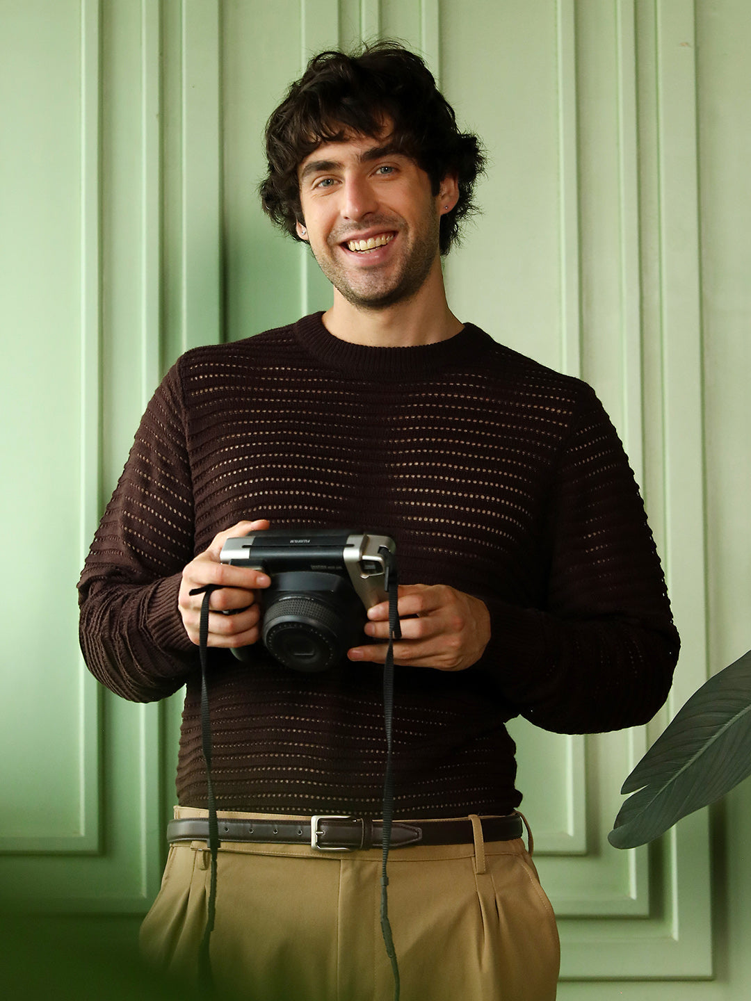 Loose-Knit Pullover Sweater