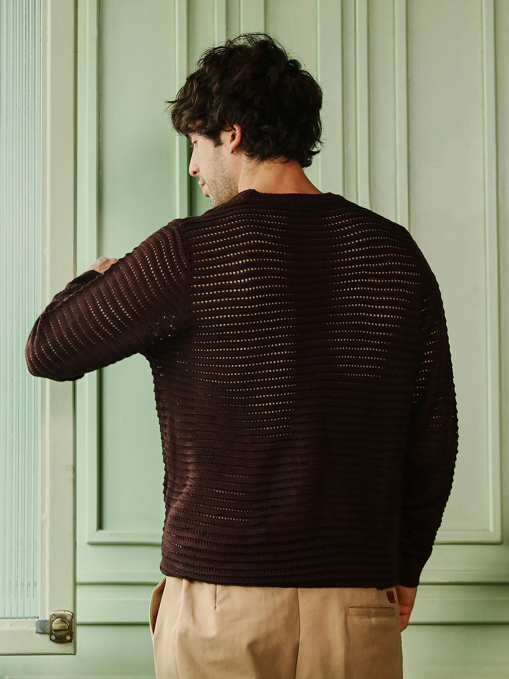Loose-Knit Pullover Sweater