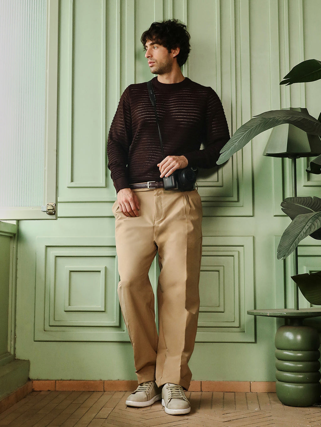 Loose-Knit Pullover Sweater