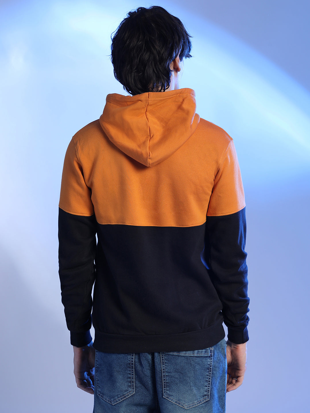 Contrast Panel Hoodie