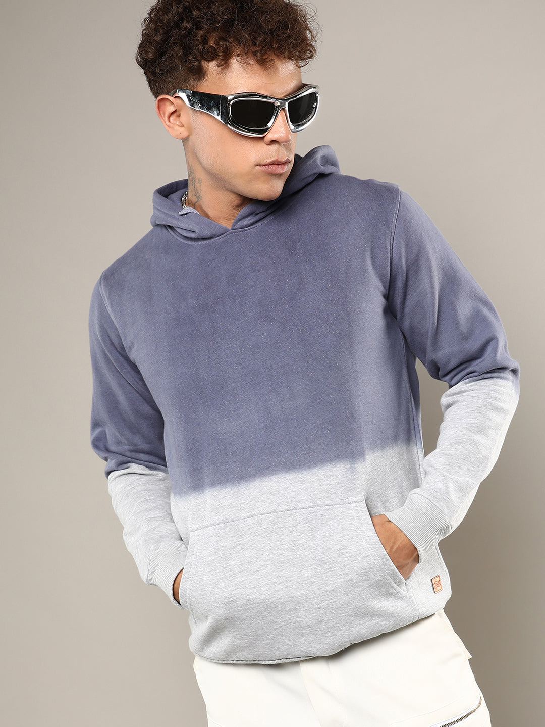 Ombre Panel Hoodie