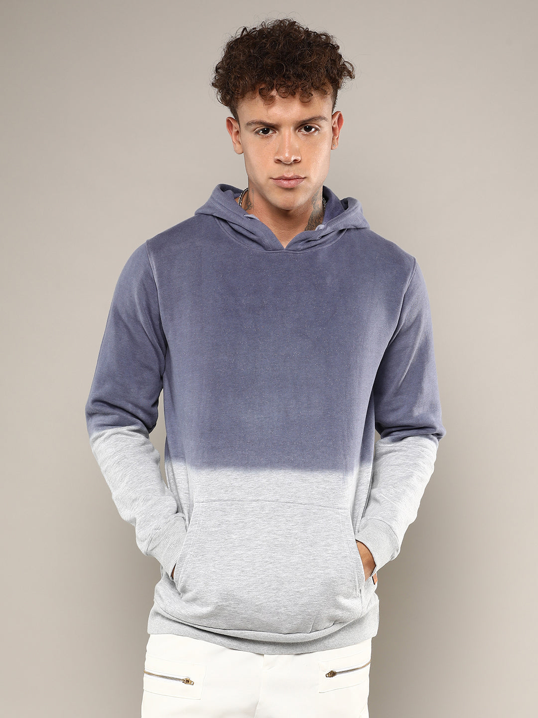 Ombre Panel Hoodie