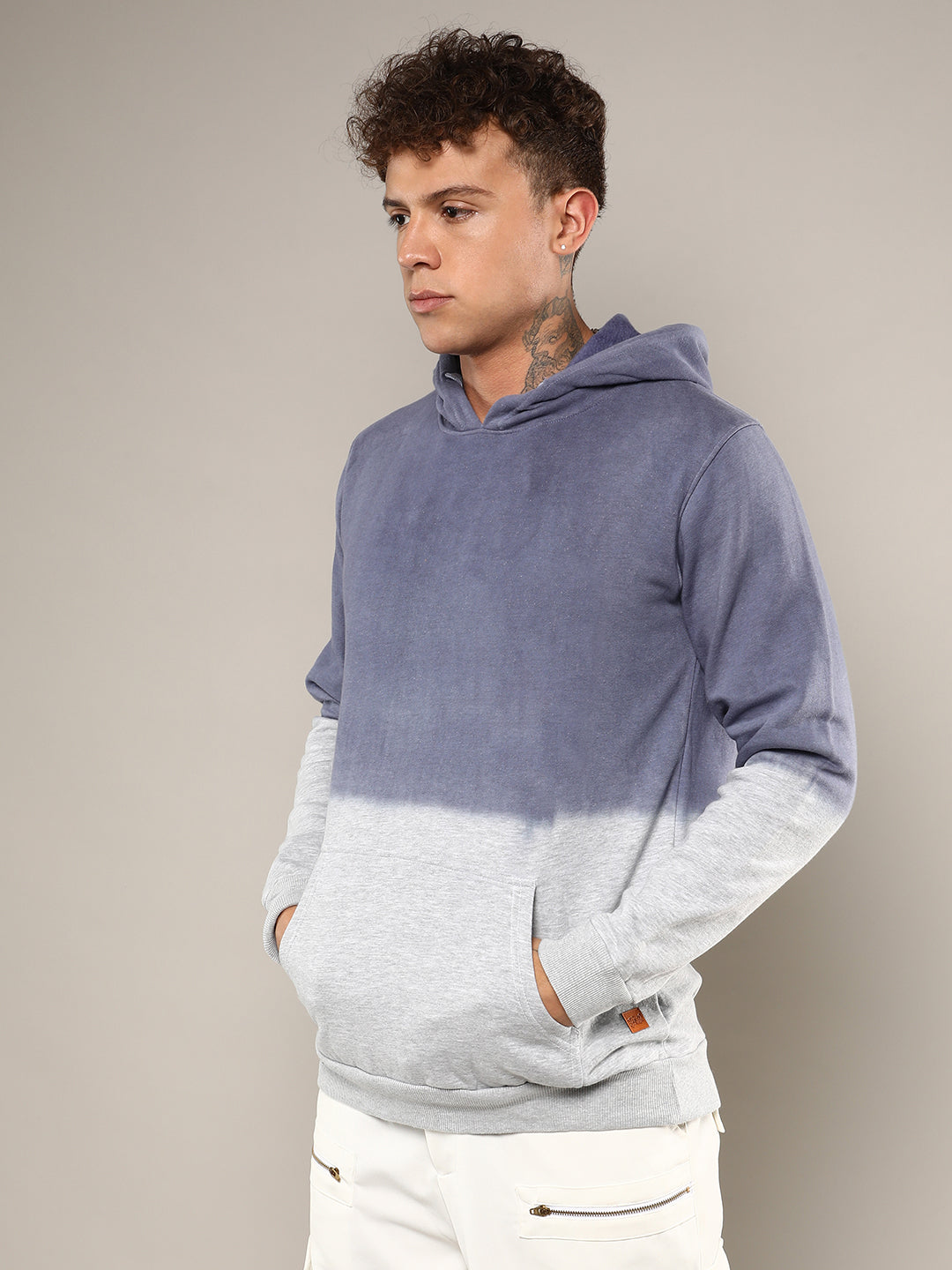 Ombre Panel Hoodie