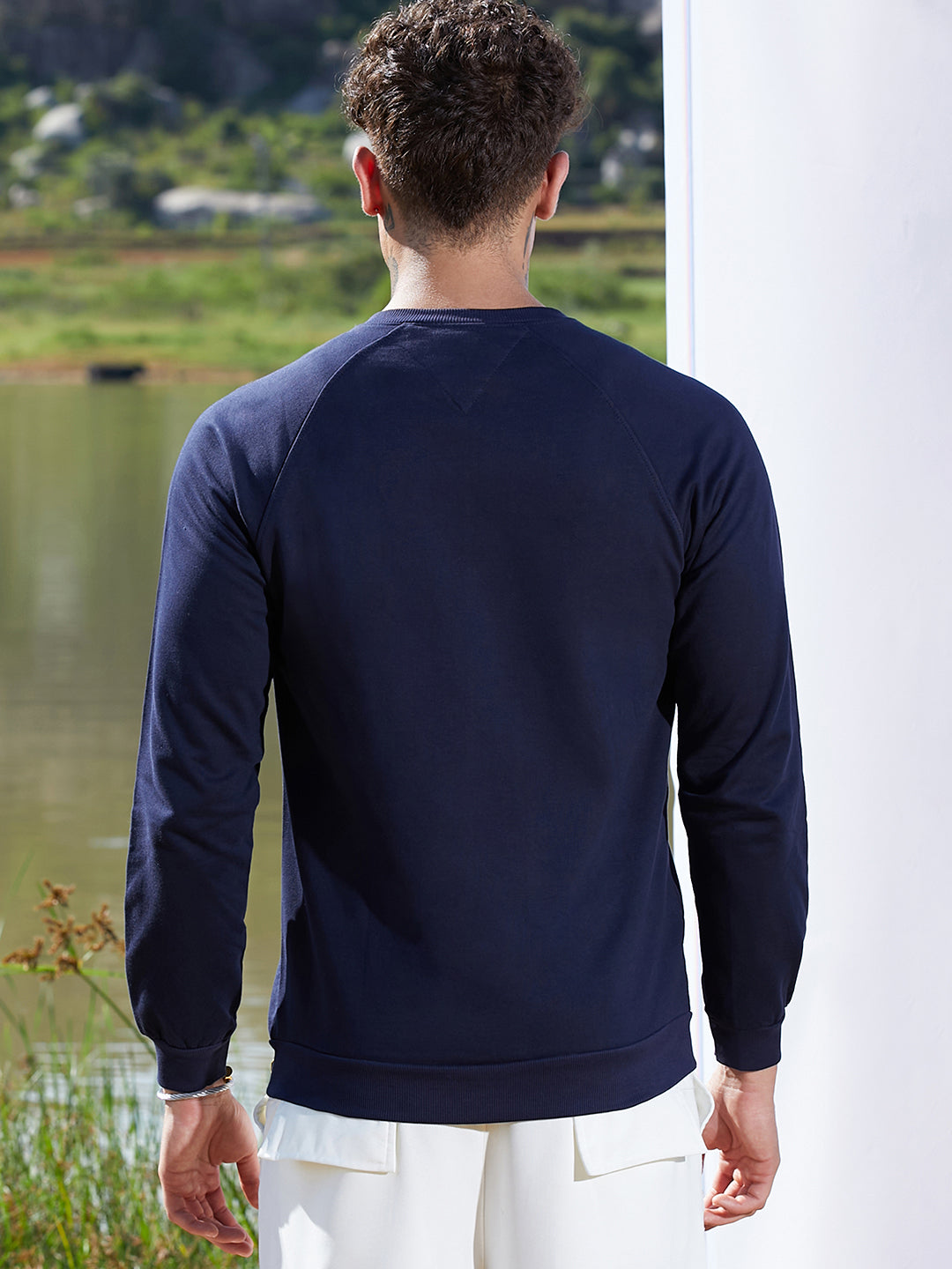 Sweatshirt With Asymmetriclal Zip