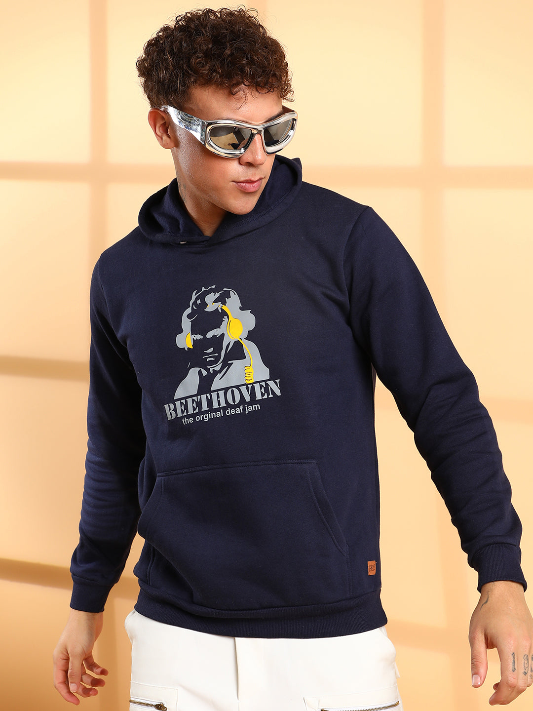 Beethovan Hoodie With Kangaroo Pocket