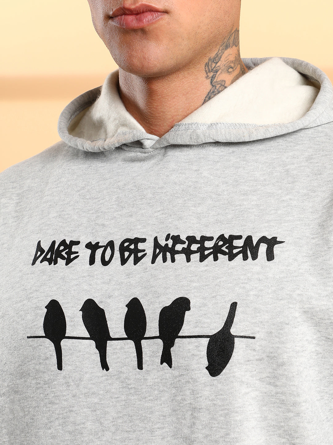 Dare To Be Different Hoodie With Kangaroo Pocket