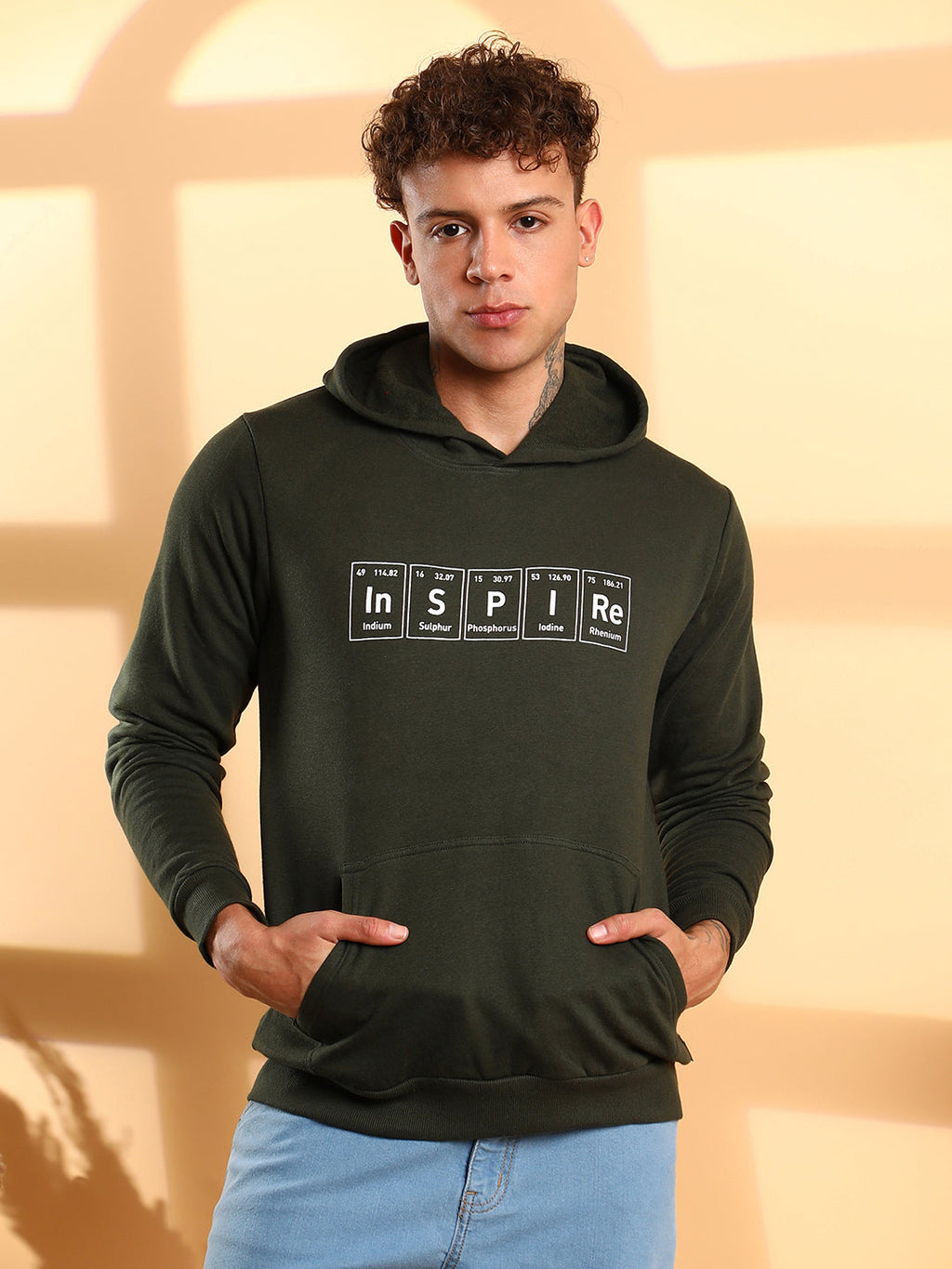 Inspire Hoodie With Kangaroo Pocket