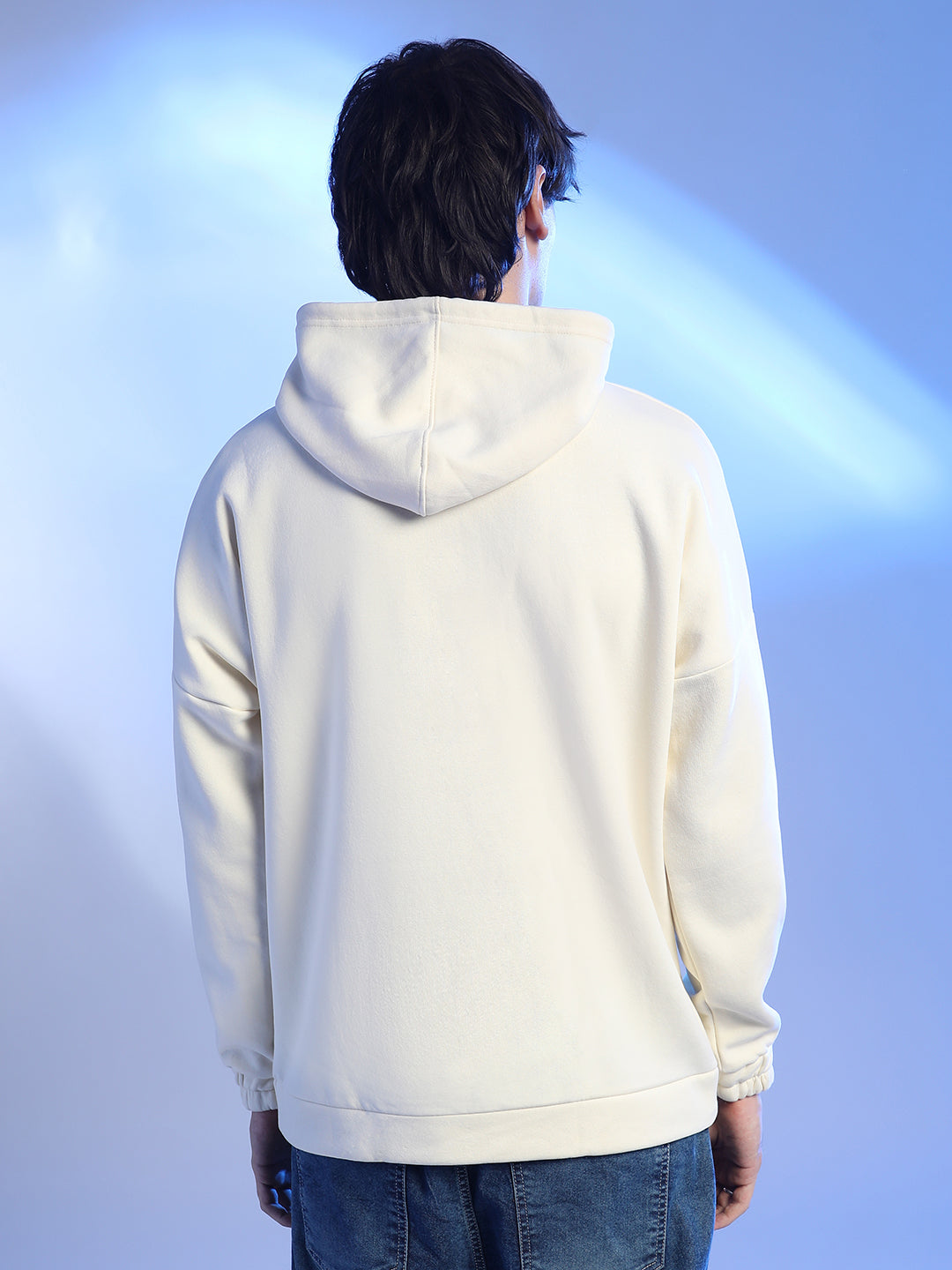 Oversized Pullover Sweatshirt With Kangaroo Pocket