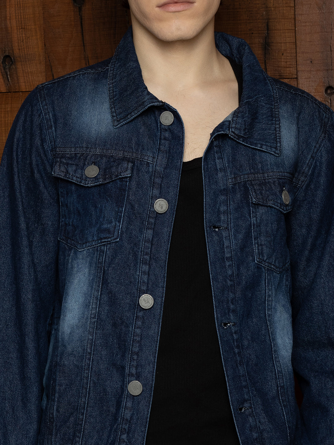 Medium-Wash Relaxed Denim Jacket