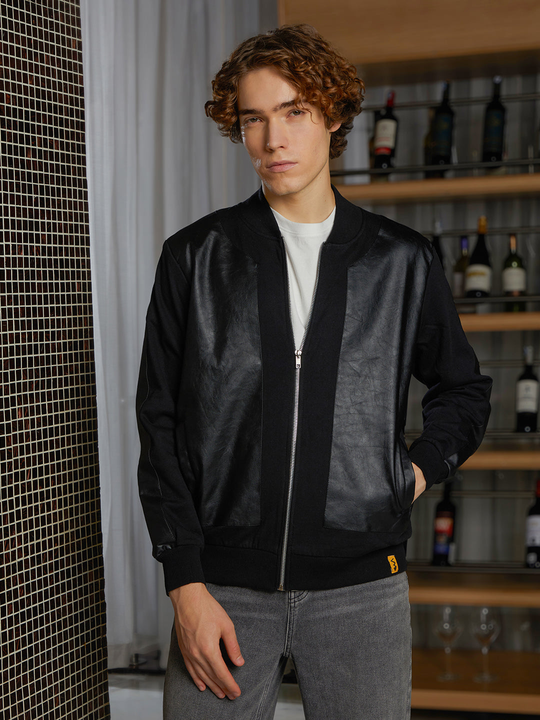 Self-Patch Bomber Jacket