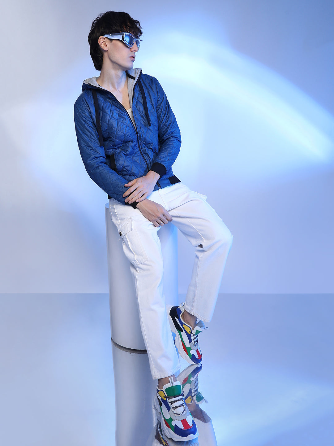 Quilted Puffer Jacket With Zip-Closure