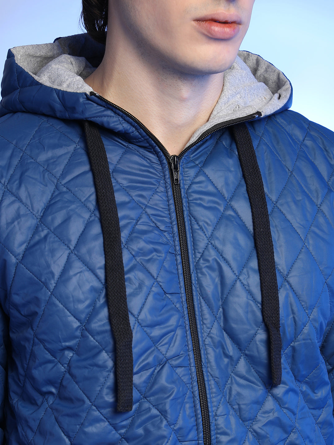 Quilted Puffer Jacket With Zip-Closure