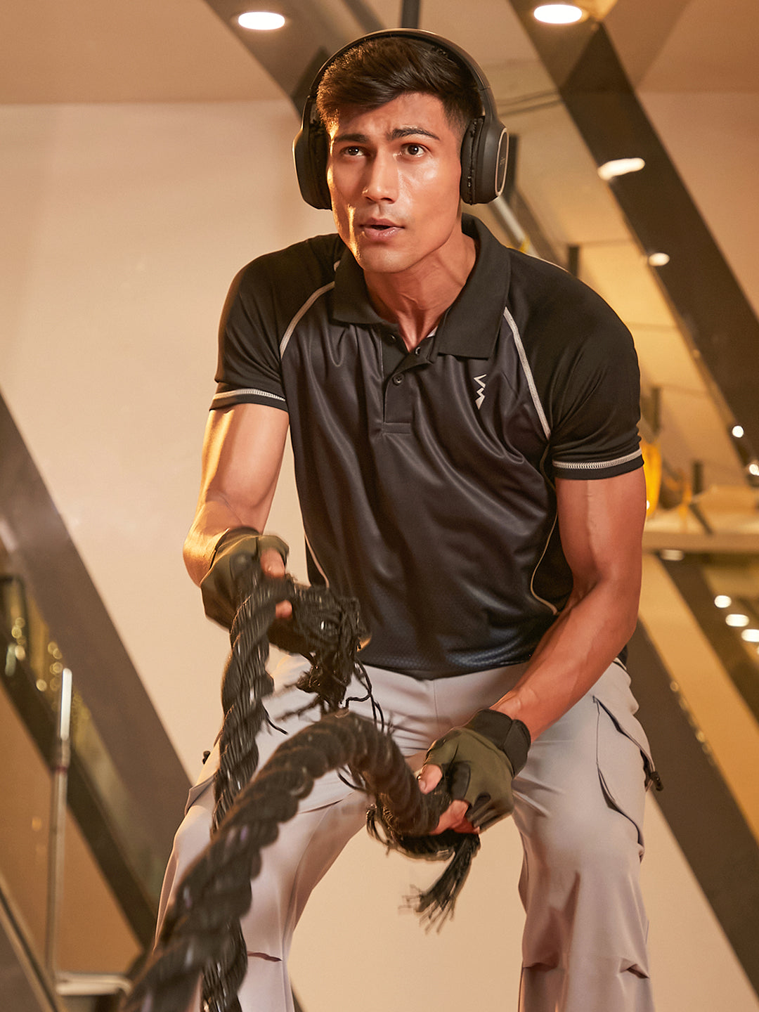 Ombre Polo Activewear T-Shirt