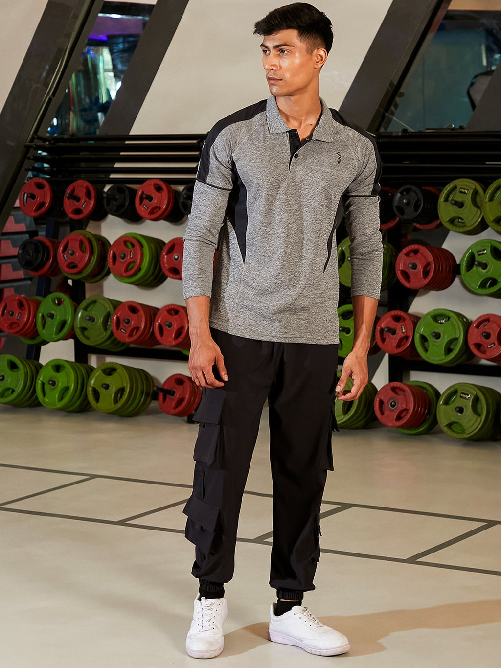 Heathered Contrast Activewear T-Shirt