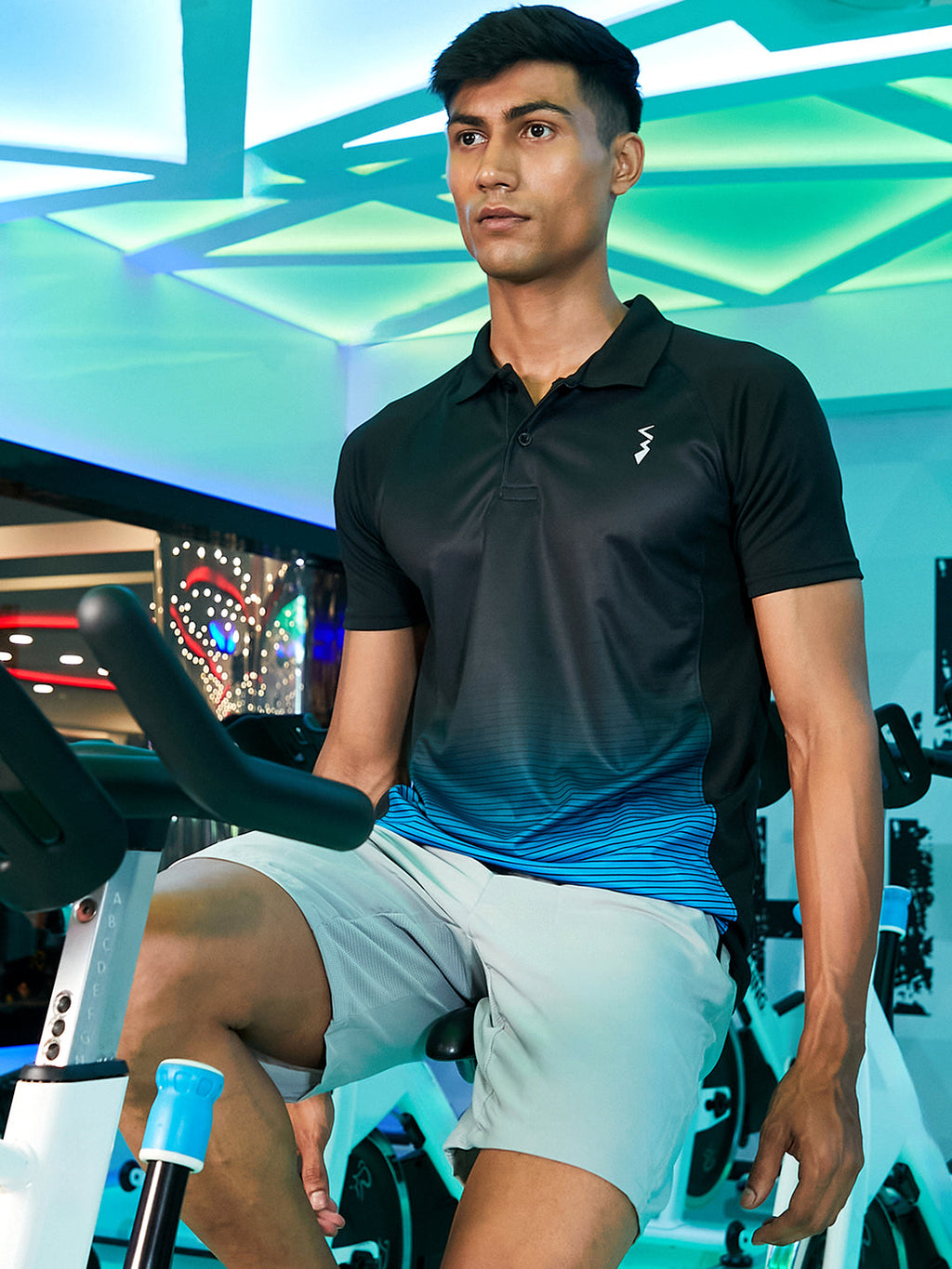 Ombre Polo Activewear T-Shirt