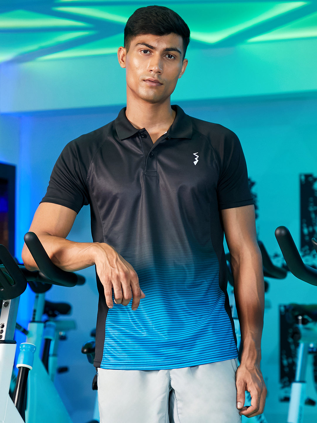Ombre Polo Activewear T-Shirt