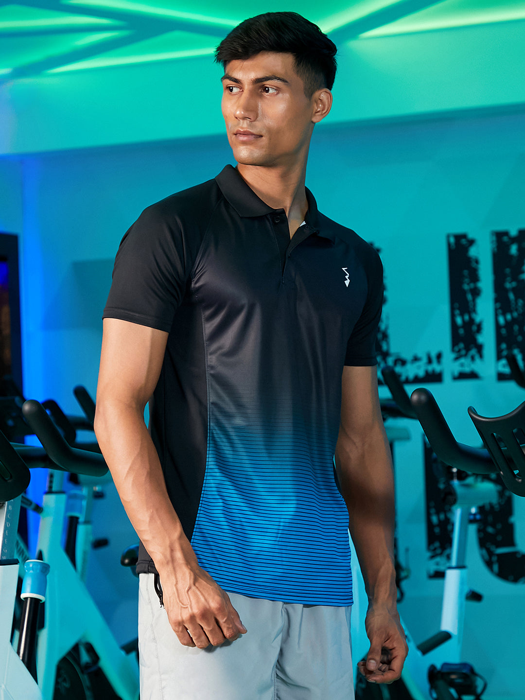 Ombre Polo Activewear T-Shirt