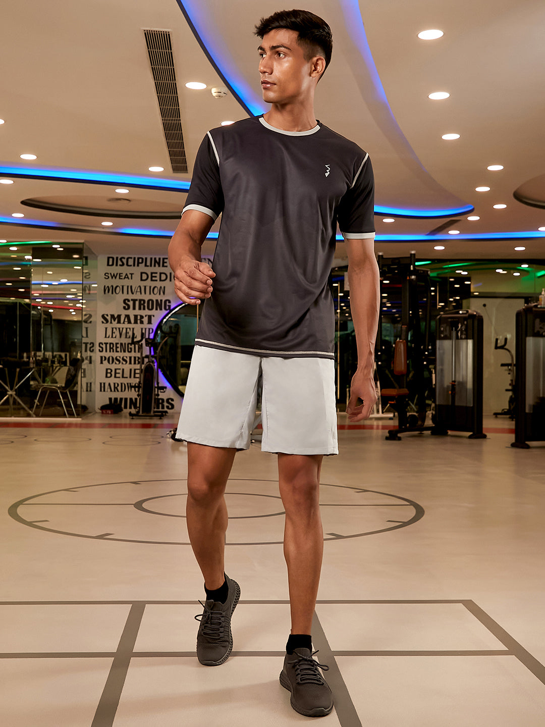 Geometric Activewear T-Shirt