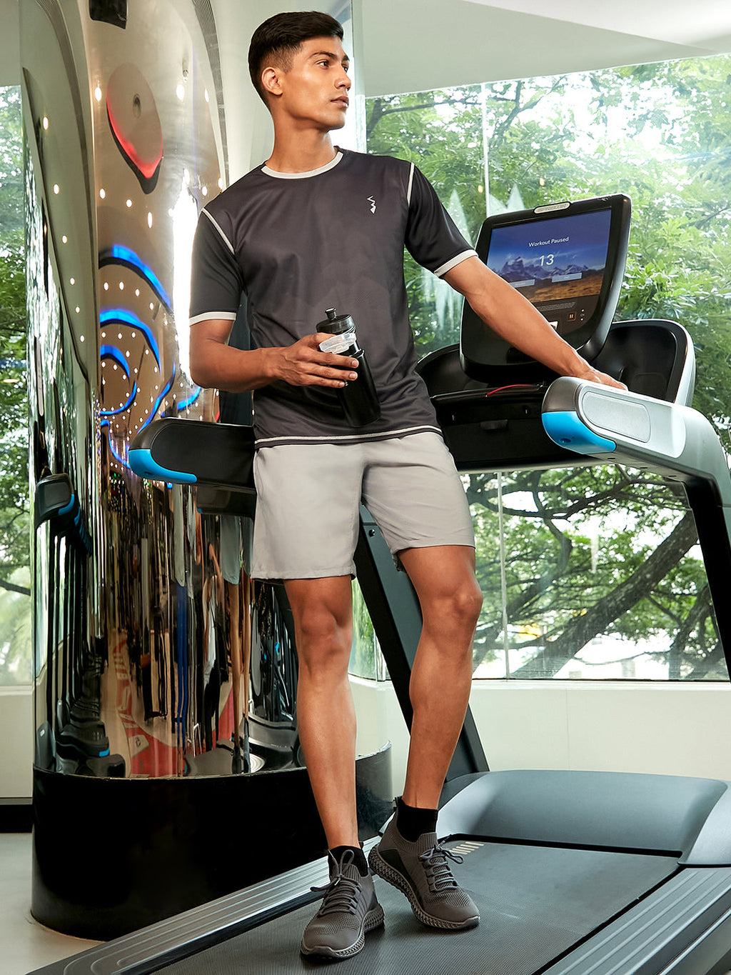 Geometric Activewear T-Shirt